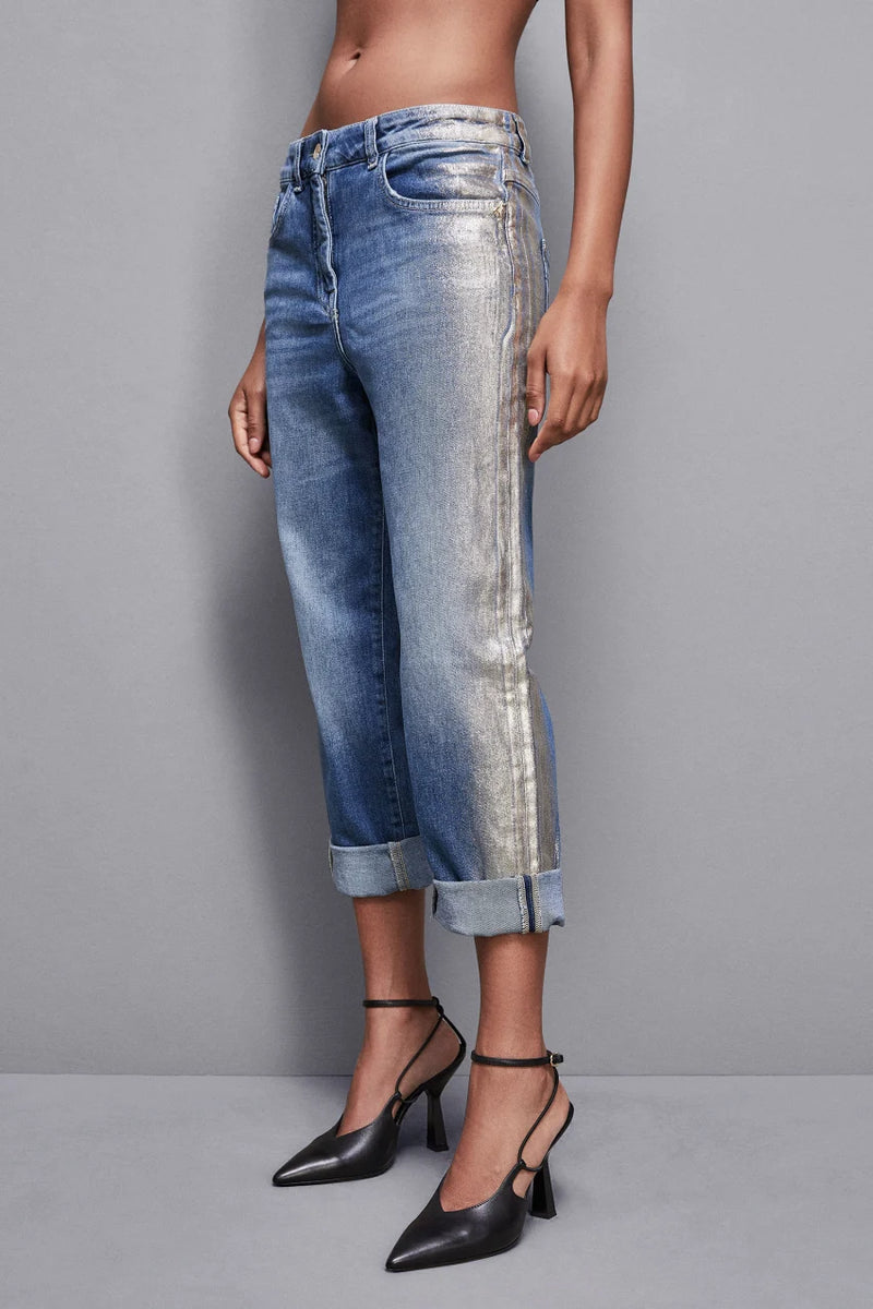 Jeans boyfriend blu a vita bassa MarinaC